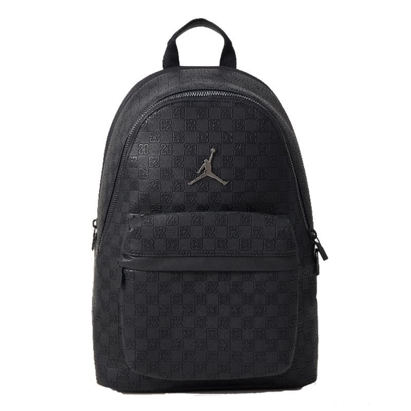 Nike Air JORDAN JUMPMAN MONOGRAM BACKPACK MA0986-023 Black Leather Tas Original 100%