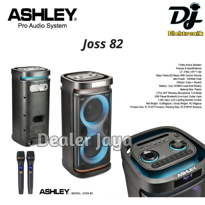 Speaker Portable Ashley JOSS 82 / JOSS82 - 8 inch