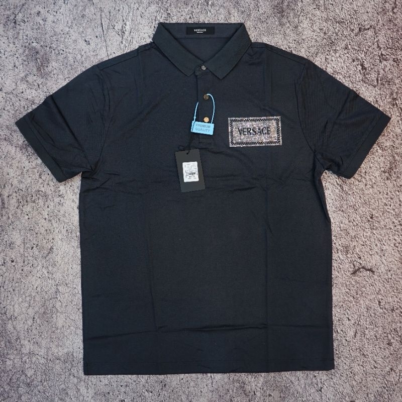 Kaos Kerah Versace Premium Quality