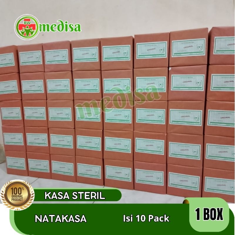 KASA STERIL 1 Box/10Pack NATAKASA ORIGINAL Steril (BOX BESAR)