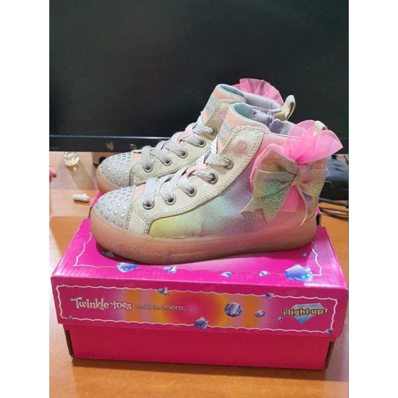 (Preloved) Sepatu Skechers Twinkle Toes Rainbow