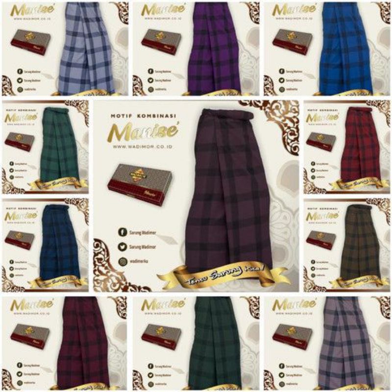 sarung wadimor motif kotak manise / sarung wadimor termurah grosir jogja