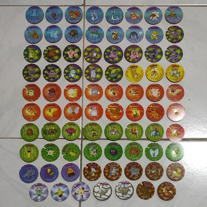1 Pcs Koin Coin Pokemon Tazos Chiki Balls Spin Smash 3D Pentazo Pilih Sendiri