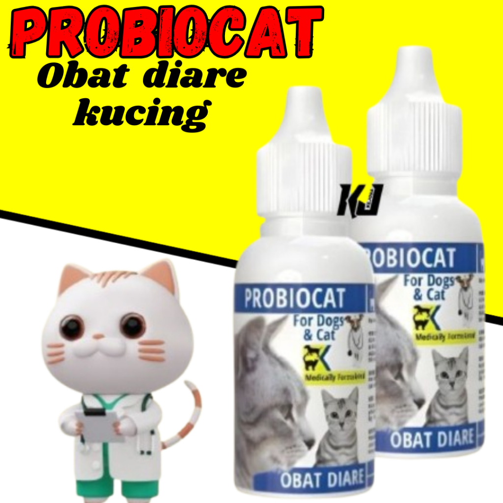 Obat Muntah Diare Mencret Kucing Anjing 10ml PROBIOCAT