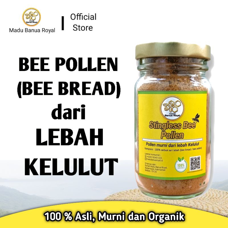 

Stingless Bee Pollen | Bee Bread Kelulut | Bee Pollen Kelulut | Bee Pollen Trigona | Bee Pollen Klanceng dari Madu Banua Royal isi 75 gram