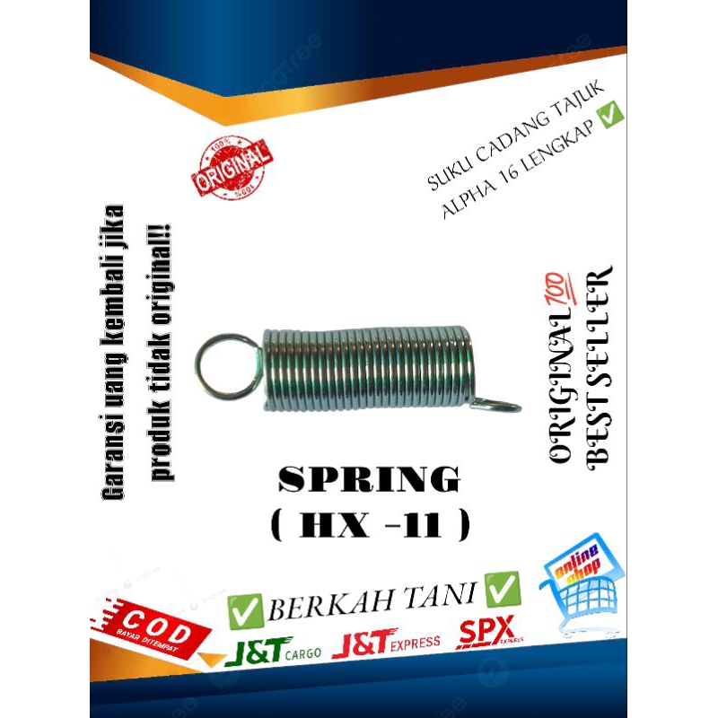 sperpart tajuk alpha/alat tanam jagung suku cadang tajuk springg hx 11