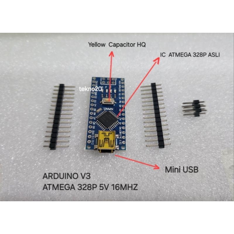 CH340G 5V Arduino Nano V3 Atmega 328P 16Mhz / Arduino Nano V3 Atmega328P CH340G 5V 16MHz / Arduino N