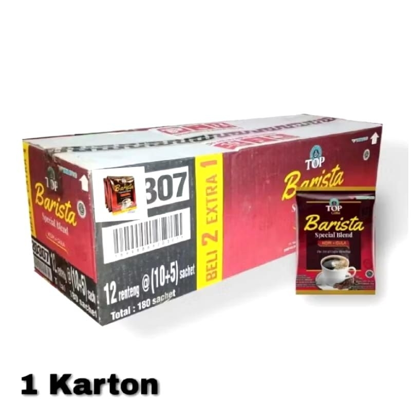 

Top Coffee Top Kopi Barista 1 Karton Kopi+Gula Termurah