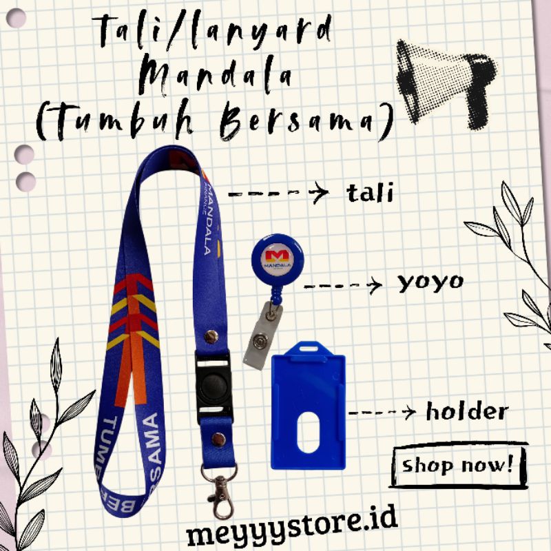 

Tali / Lanyard MANDALA FINANCE (Tumbuh Bersama) Termurahhh!! Ready Stok!!!