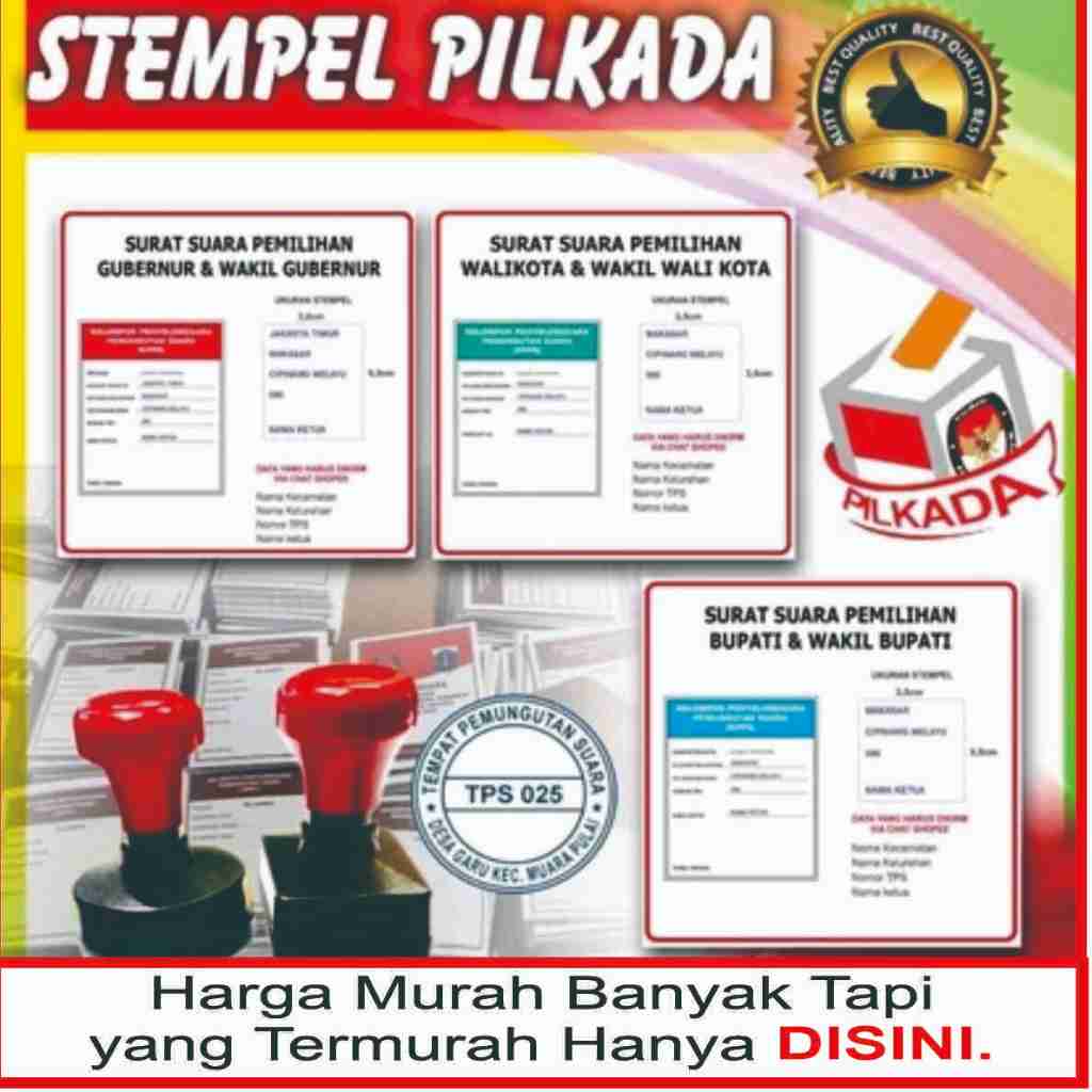 

Stempel Pilkada 2024, Stempel Surat Suara, Stempel TPS, Stempel tanda tangan TERMURAH