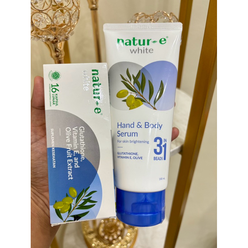 NATUR E WHITE KAPSUL + NATUR E HANDBODY SERUM