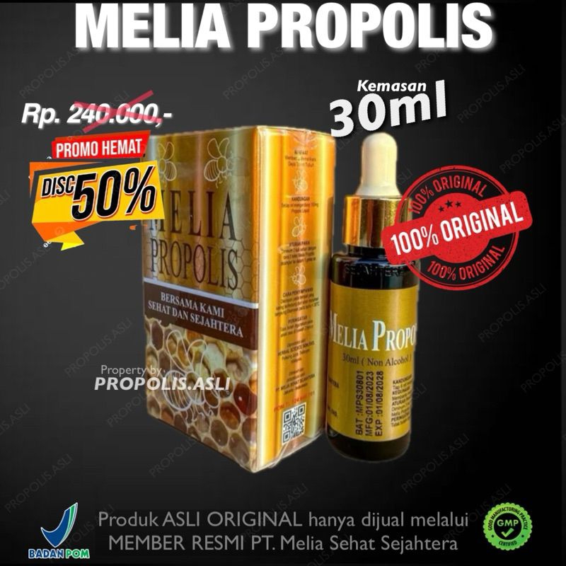 Jual Rugi Propolis Melia Sehat Sejahtera 100% ORi