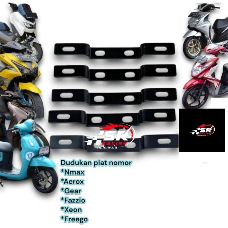 dudukan plat nomor (depan) Motor Nmax aerok fazzio xeon gear  freego
