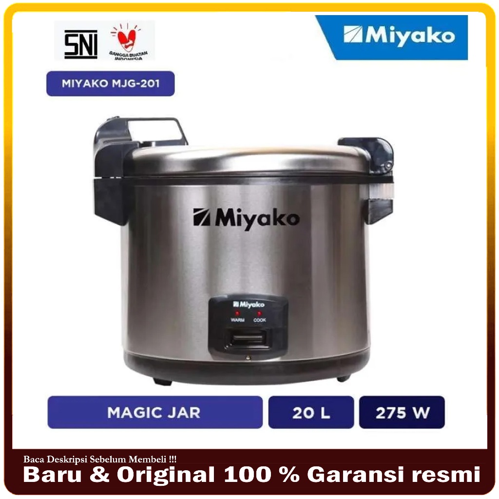 Miyako MJG201 / Penghangat Nasi MJG 201 / Magic Jar MJG-201
