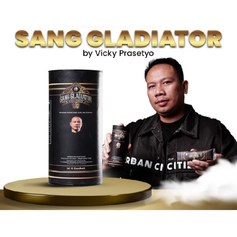 

kopi sang gladiator by vicky prasetyo 1 sachet