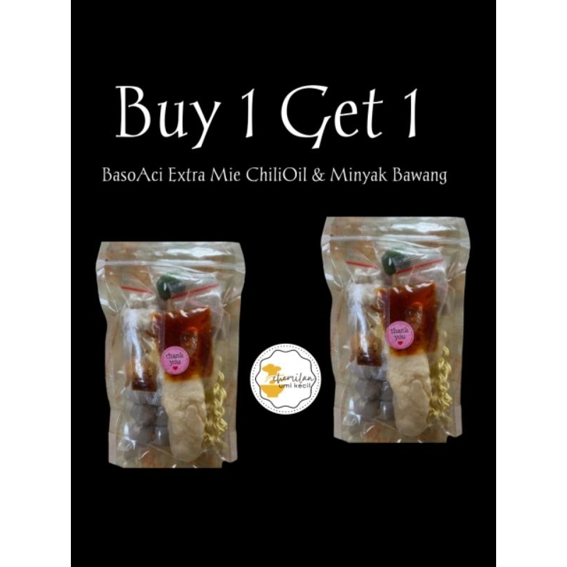 

BUY 1 GET 1 BASOACI EXTRAMIE MINYAK BAWANG & CHILI OIL Termurah