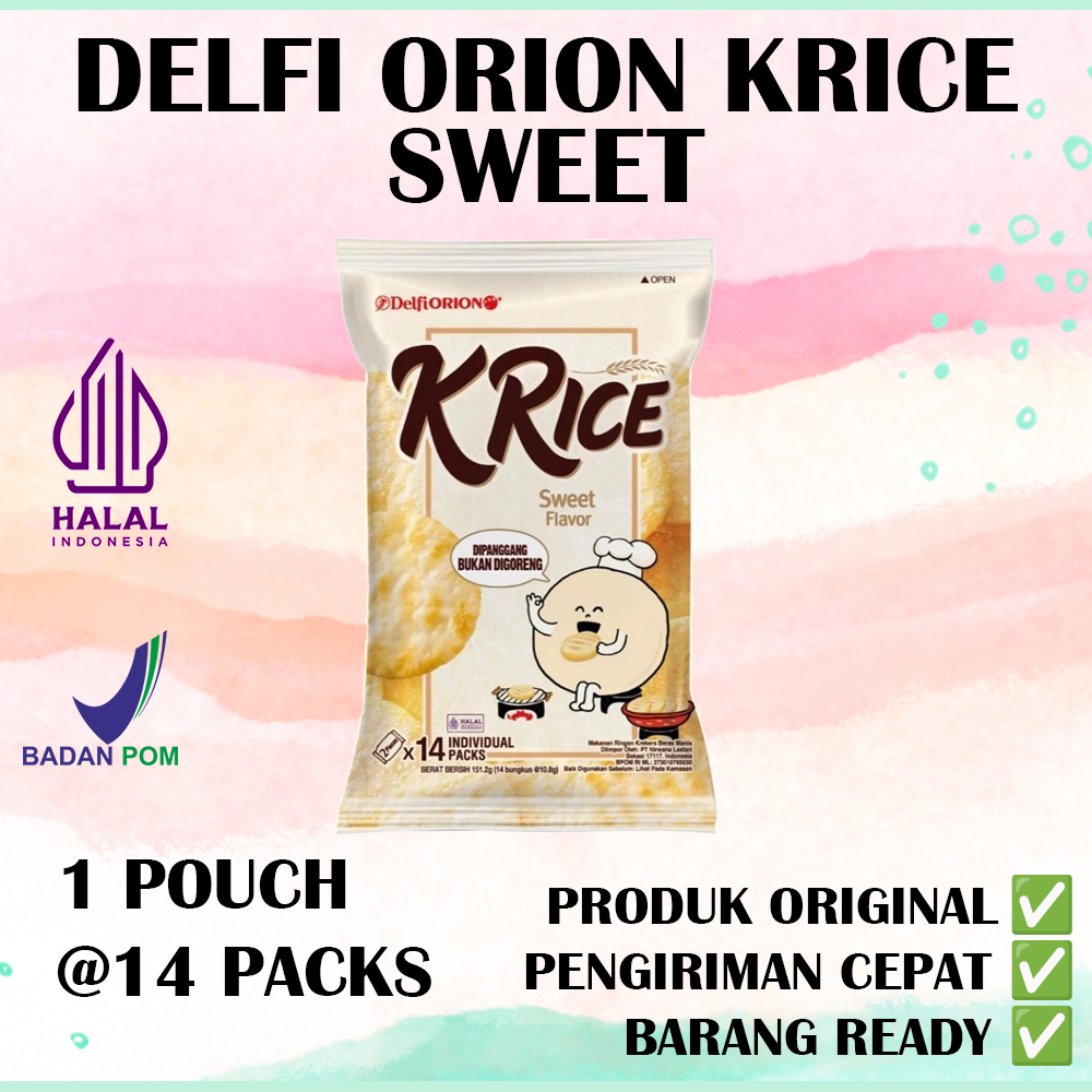 

Delfi Orion K-Rice Rice Crackers Snack Halal