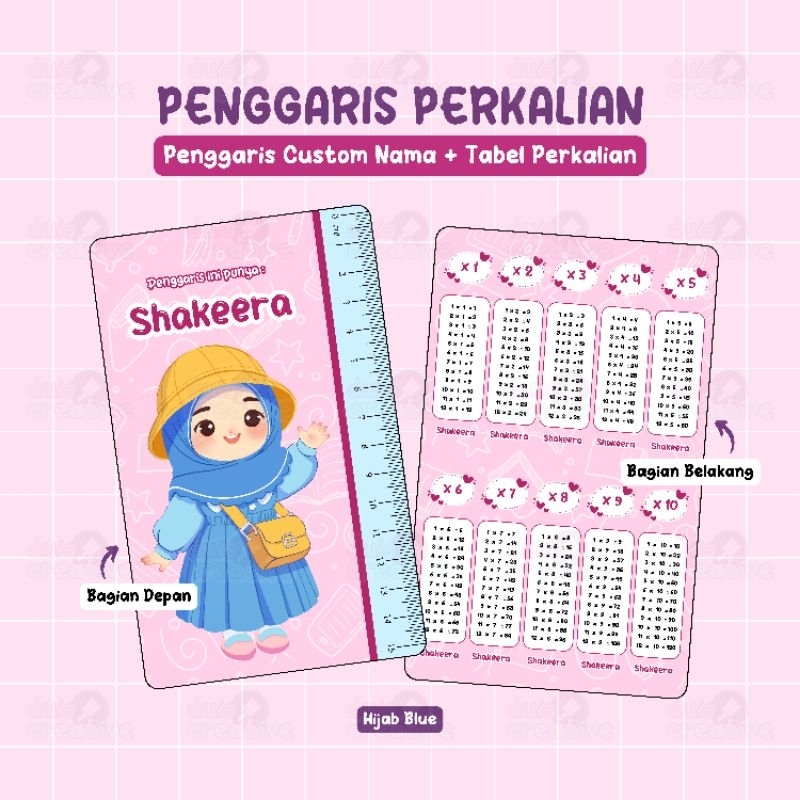 

PENGGARIS PERKALIAN CUSTOM NAMA