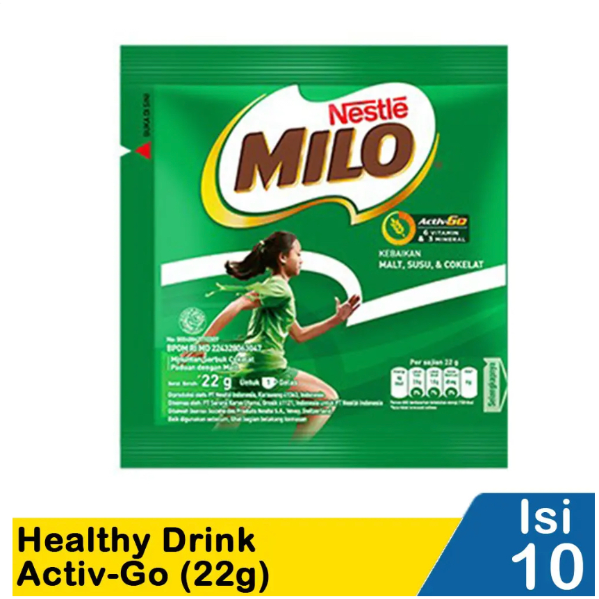 

Milo Healty Drink Activ Go 10 x 22 Gram