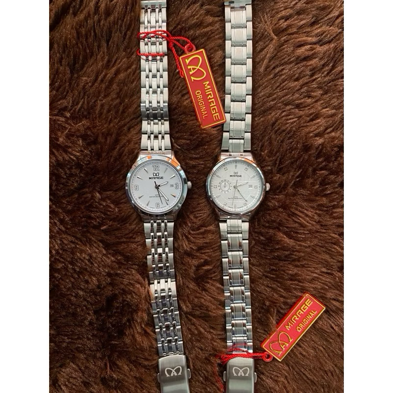 Jam Tangan Mirage Cewe / Jam Tangan Wanita Mirage Rantai Stainless