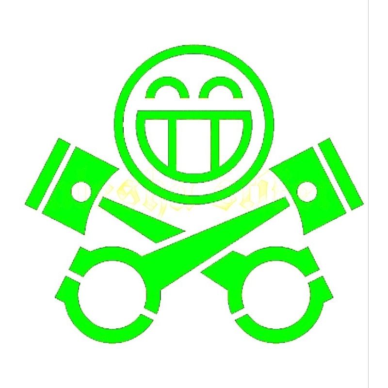 

stiker anak bengkel stiker senyum stiker motor