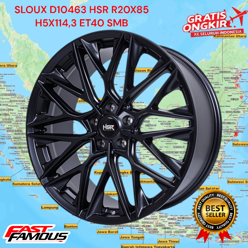 Velg R20 baut 5 mobil almaz innova xpander crv brv hrv rush dll velg murah