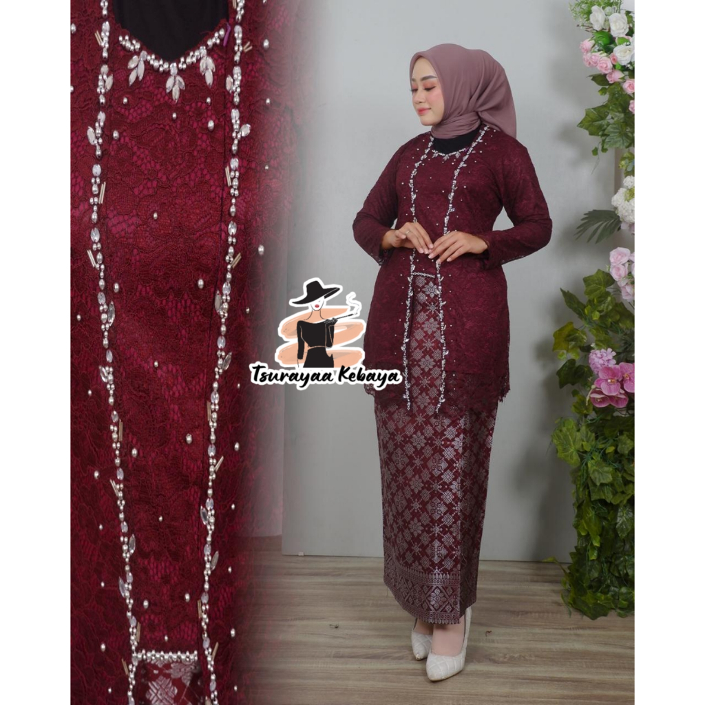 KEBAYA KUTU BARU PAYET/ KUTU BARU BROKAT/ KUTU BARU/ KEBAYA MODERN