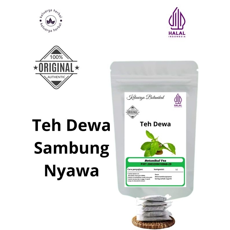 

TEH DEWA : TEH SAMBUNG NYAWA LEAF TEA ISI 30 TEABAG GRATIS 2 TEABAG BEBAS PILIH