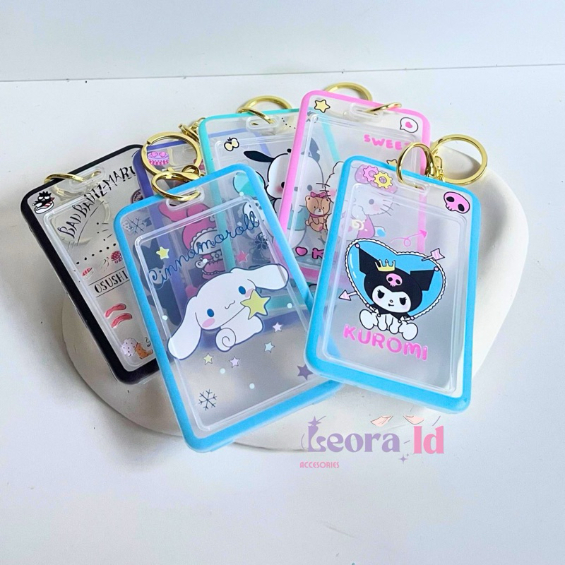 

Leora - Sanrio Card Holder | Name Tag Sanrio | Name Tag Premium | Gantungan Kartu | Id Card Sanrio | ID Photocard Sanrio