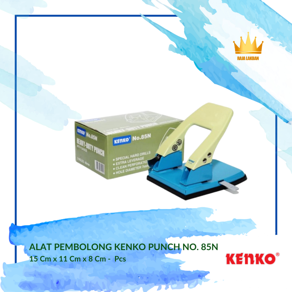 

Pembolong Pelubang Kertas Kenko Punch No. 85N - Pcs