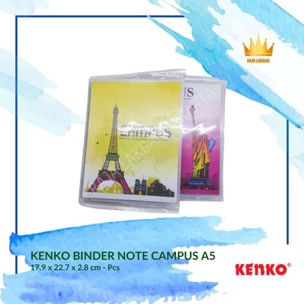 

Buku Binder Note Kenko Campus A5/ Motif Desain Beragam - Pcs