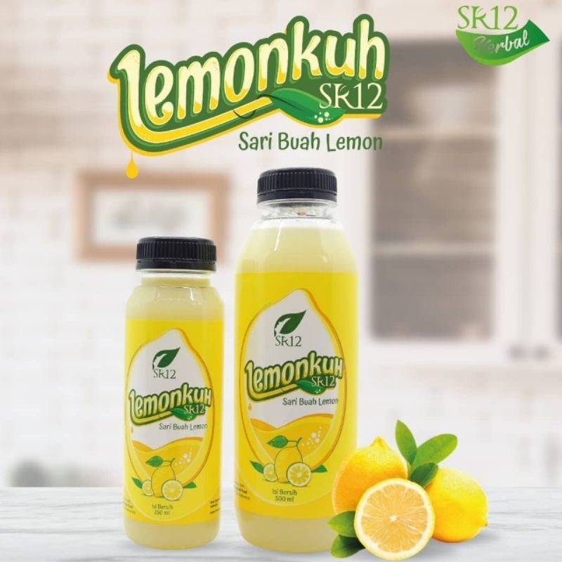 

SR12 LEMONKU, 99,96% Sari Lemoh Asli, Antioksidan