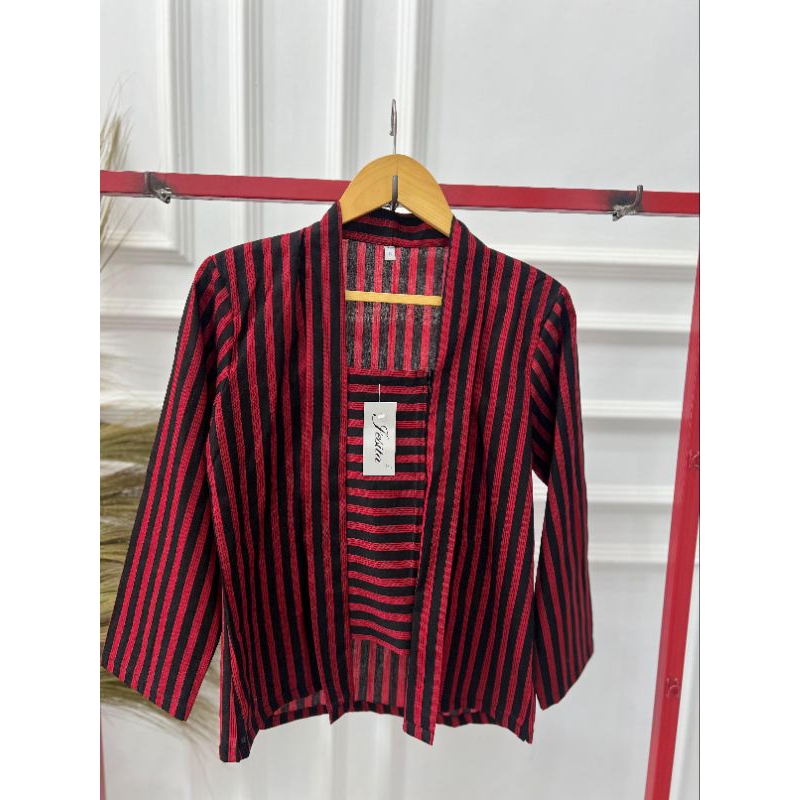 Baju Lurik Wanita Kebaya Jadul Untuk SD sampai Dewasa Allsize