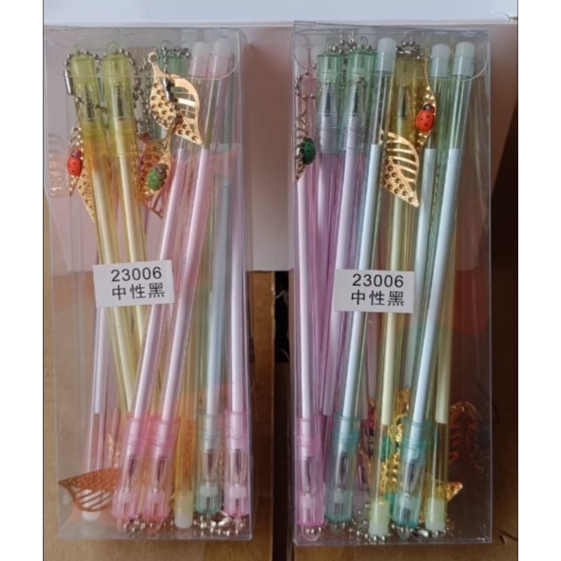 

Pulpen Hiasan Daun Kumbang Kecil 12pcs || Pulpen Unik