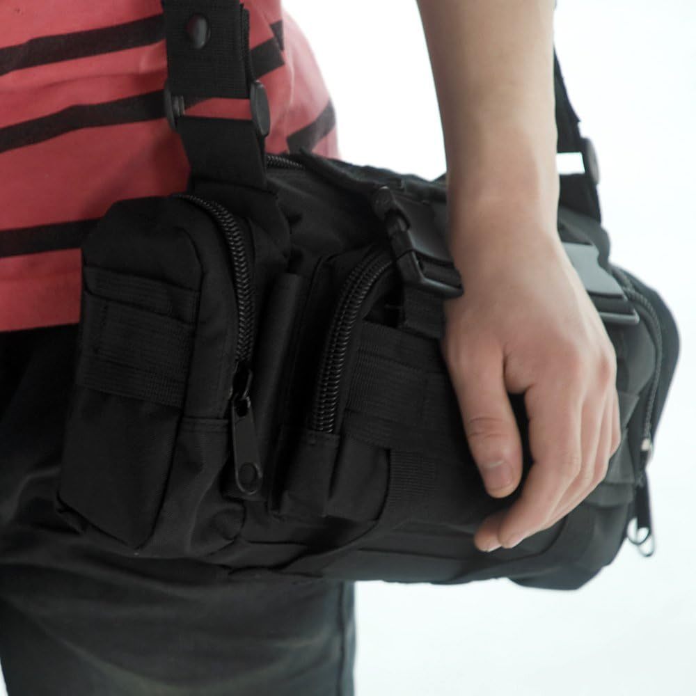 TAS SELEMPANG HITAM ARMY KOREA - TAS SAMPING ARMY - TAS TACTICAL ARMY