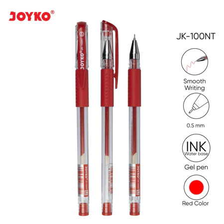 

1 lusin Gel Pen Pulpen Pena Joyko JK-100 Black 0.5 mm/12 pcs pen Joyko