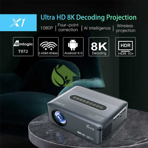 Mini Projektor Layar Proyektor Kecil Portable Alat Penampil Video Bioskop Mini Sambung HP Ponsel And