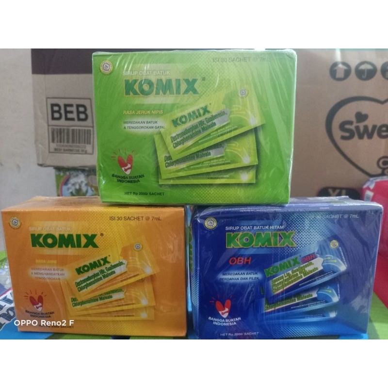 Obat batuk komix 1box 30pc