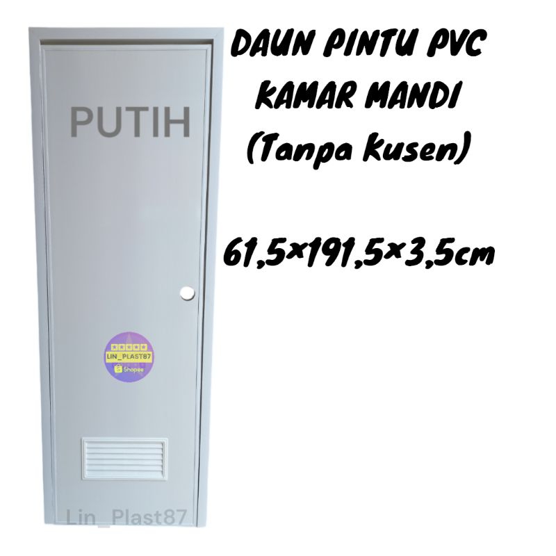 DAUN PINTU KAMAR MANDI PVC PUSO TEBAL(TANPA KUSEN)