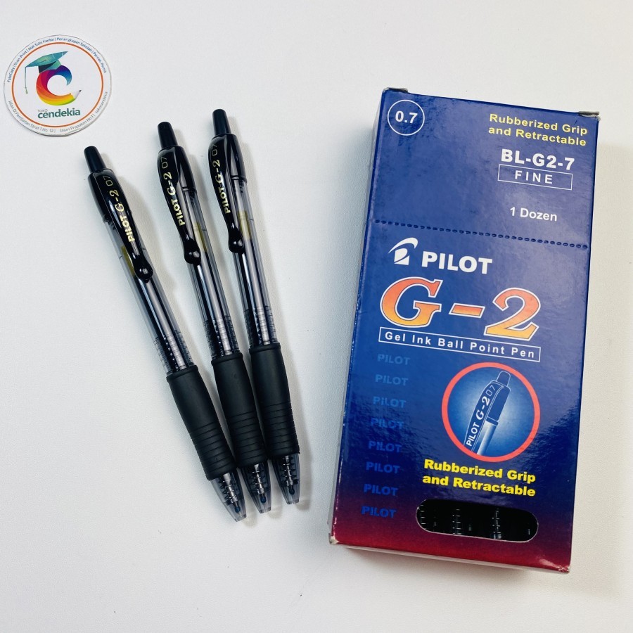 

Pulpen PILOT G2 Gel 0.7mm Hitam Biru - 1 pcs
