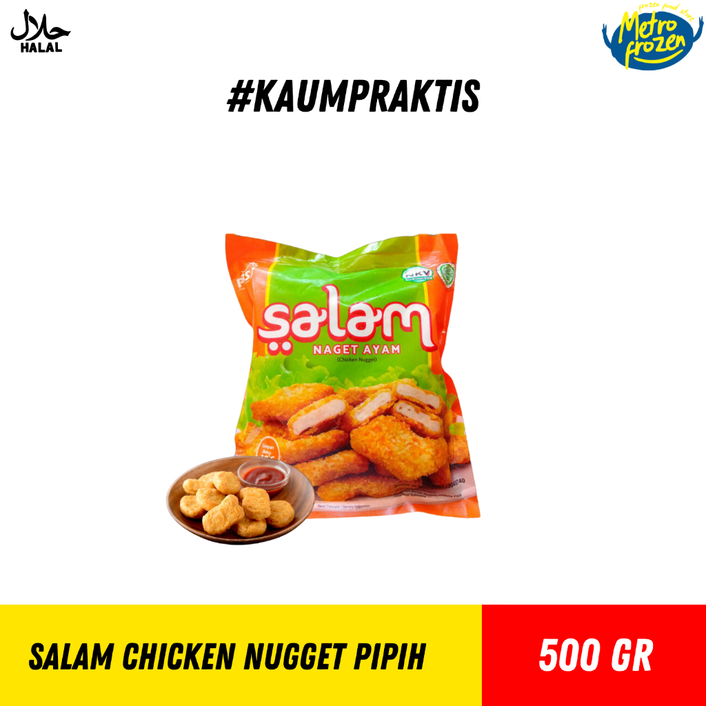 

SALAM Chicken Nugget Love/Pipih 500gr