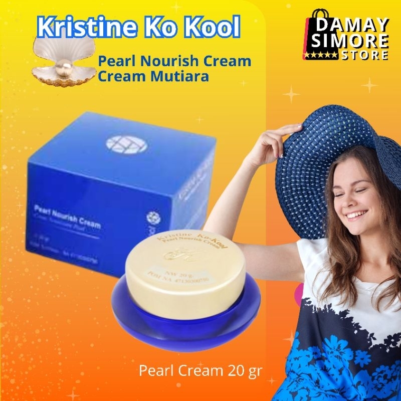 Pearl Cream 20 gr. Kristine Ko Kool KK Indonesia