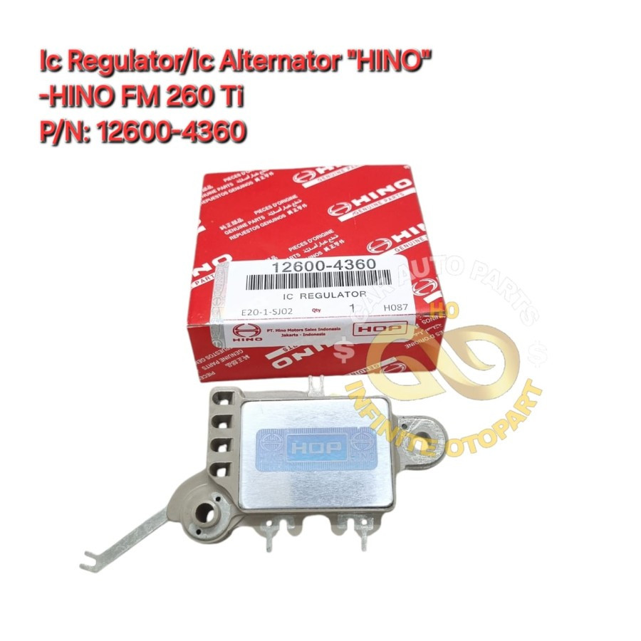IC REGULATOR IC ALTERNATOR HINO FM 260 TI 12600-4360