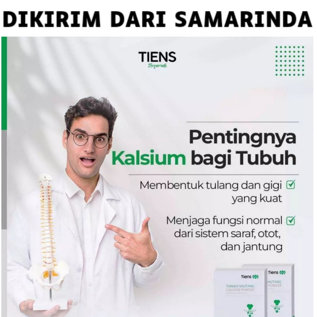 Tiens Samarinda | Kalsium Tiens/Tianshi | SOLUSI OSTEOPOROSIS | PENINGGI BADAN | Original Tianshi