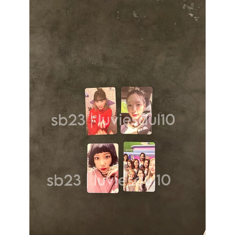 pc photocard official taeyeon snsd album what do i call you invu forever1