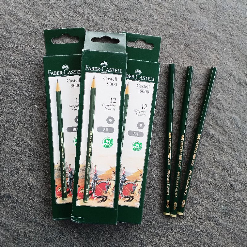 

qwe Pensil Faber Castell 8B ( 12 Pcs ) [ Orinal ]