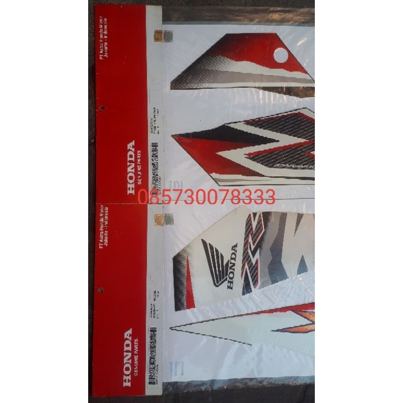 Striping Stiker Strip Polet SUPRA X125 TR 2008 2013 Original