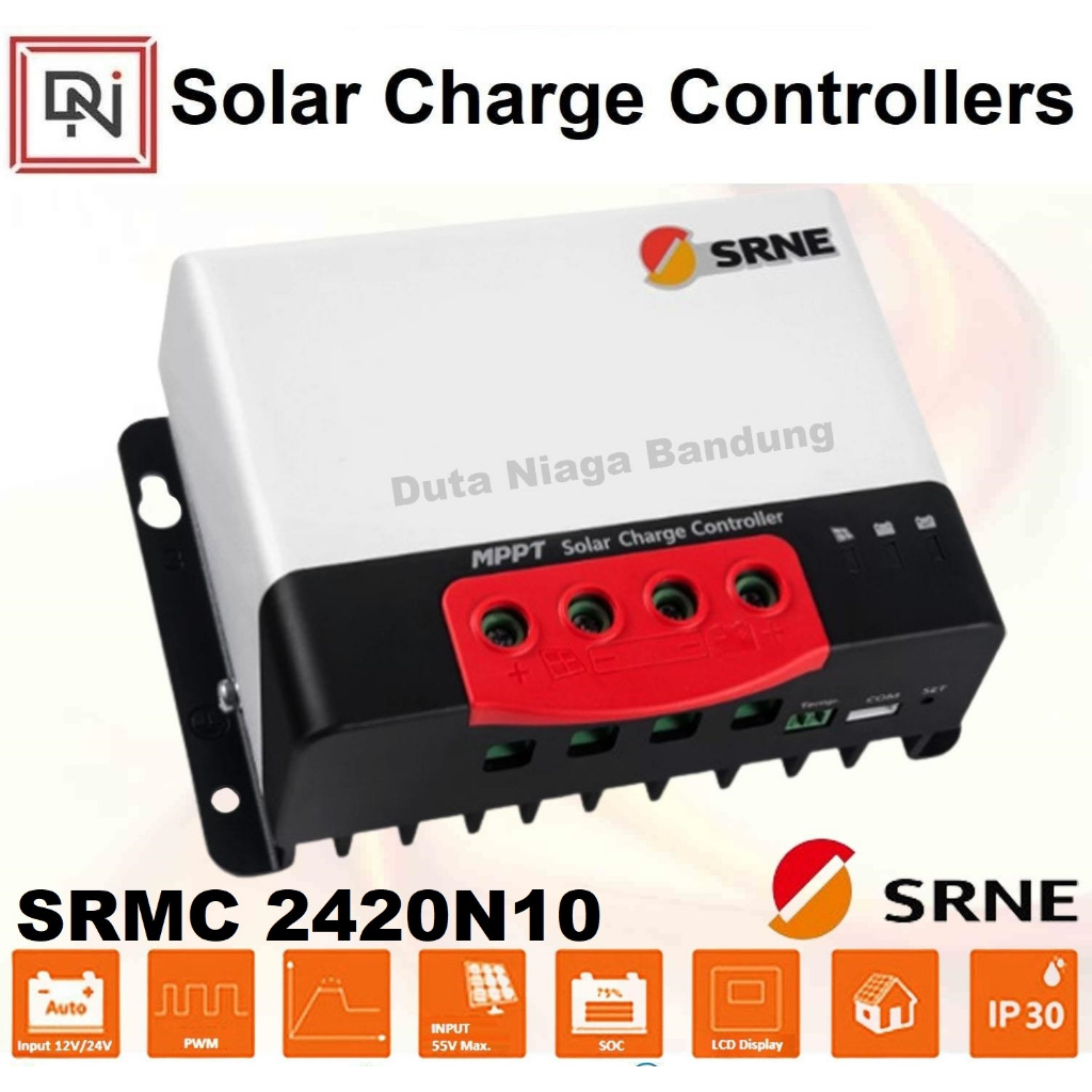 Solar Charge Controller MC2420N10 MPPT SCC regulator solar panel SRNE mppt