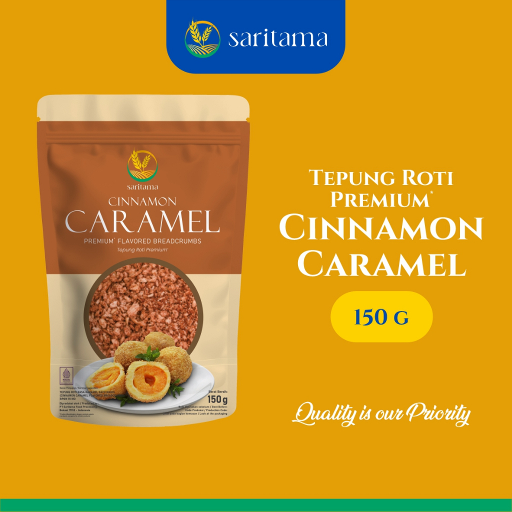 

SARITAMA Cinnamon Caramel Premium Flavored Breadcrumbs