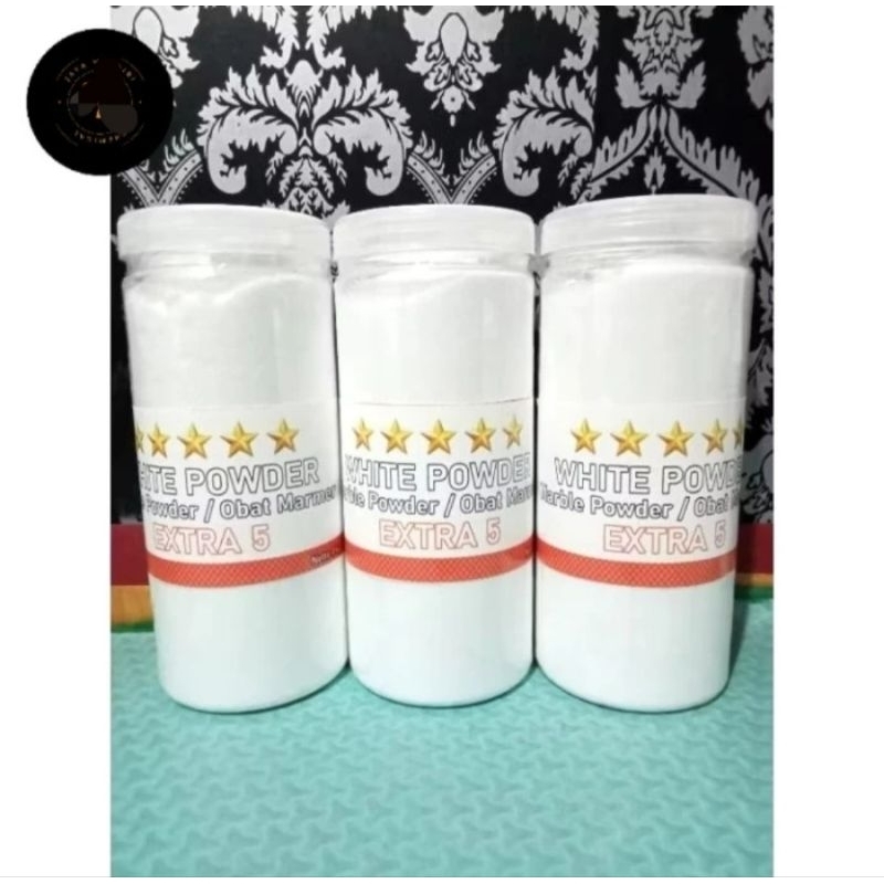 Serbuk kristalisasi marmer granit / white powder marmer granit 1kg